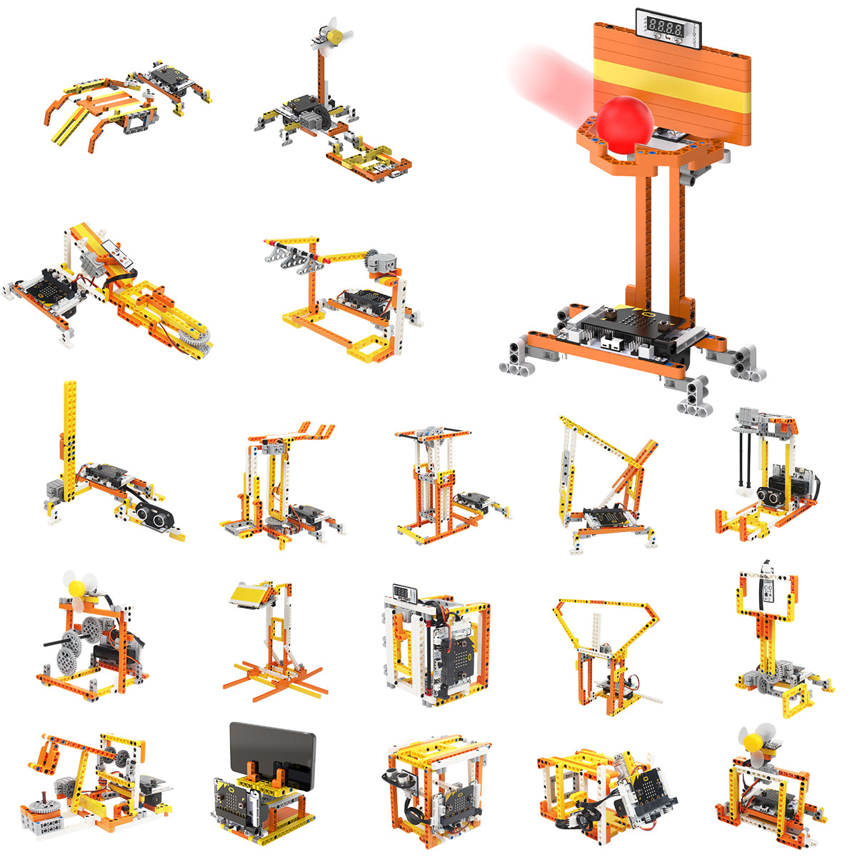 DaDa:bit  DIY Building Blocks Kit with 200+ Structural Parts for Building Inventions